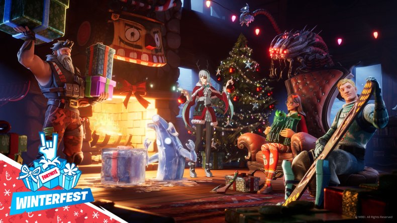 Fortnite Winterfest 2021 Keyart