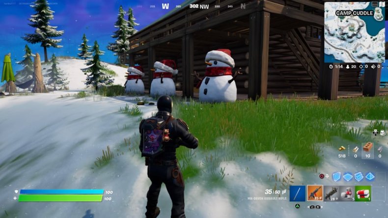 Snowmen in Fortnite