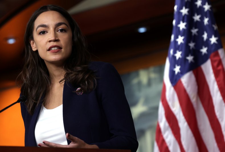 U.S. Rep. Alexandria Ocasio-Cortez at the Capitol