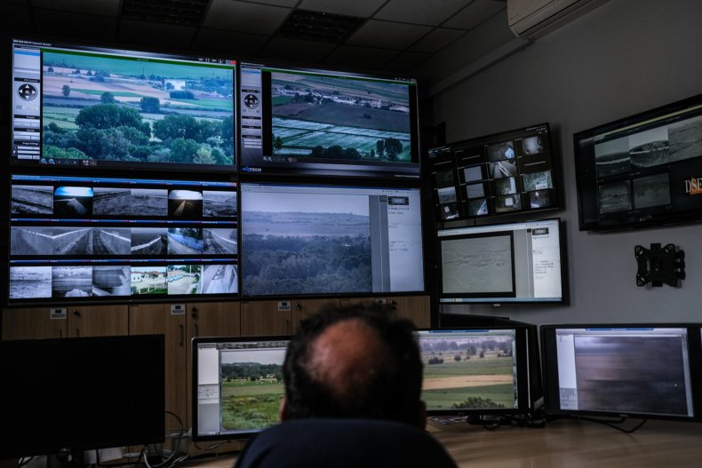 Greece, border security, cameras