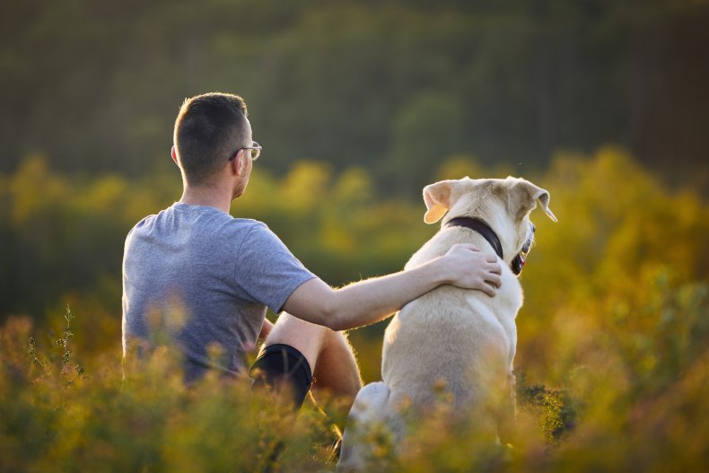 Man With Dog
