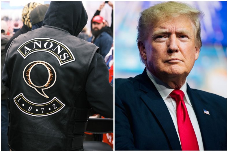 Trump and QAnon supporter