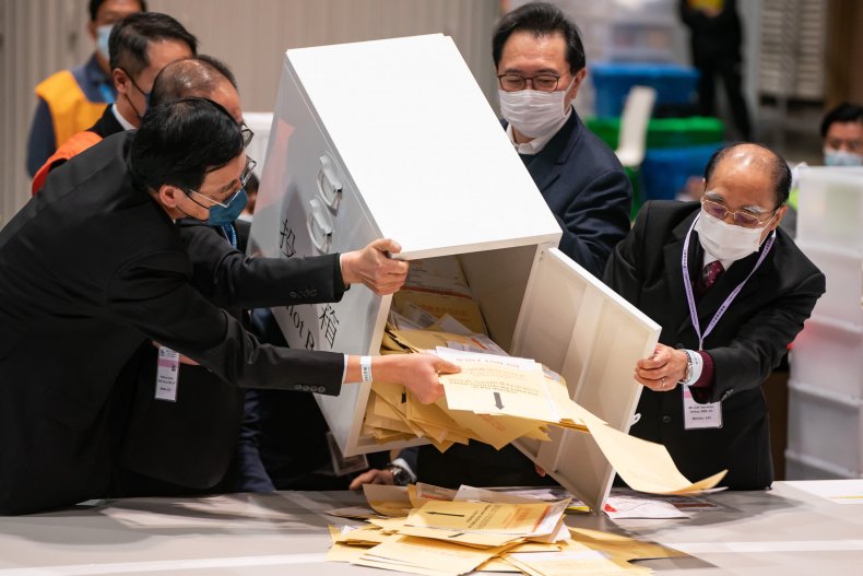 Hong Kong Holds LegCo Elections
