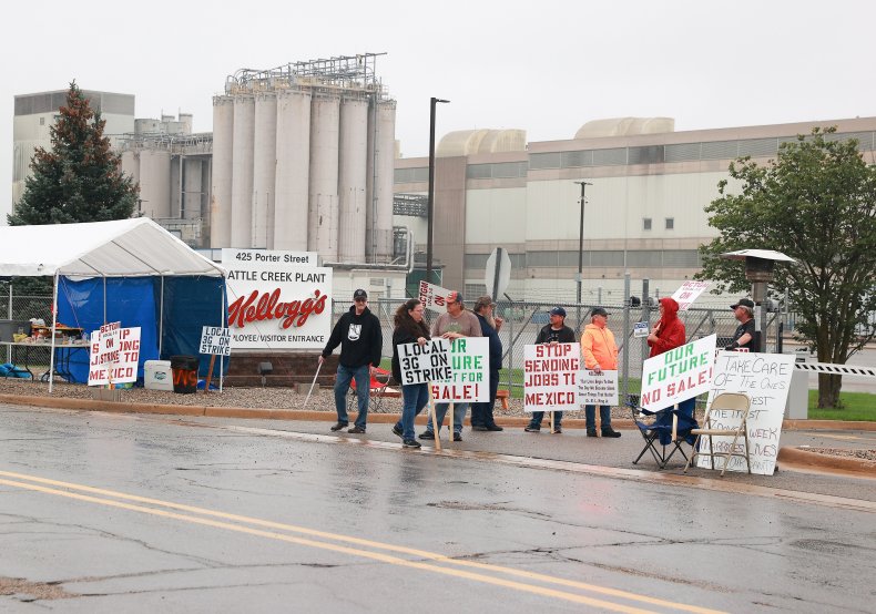 Kellogg's, strike, Michigan