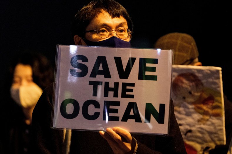 Protest, Fukushima Water Release, Ocean