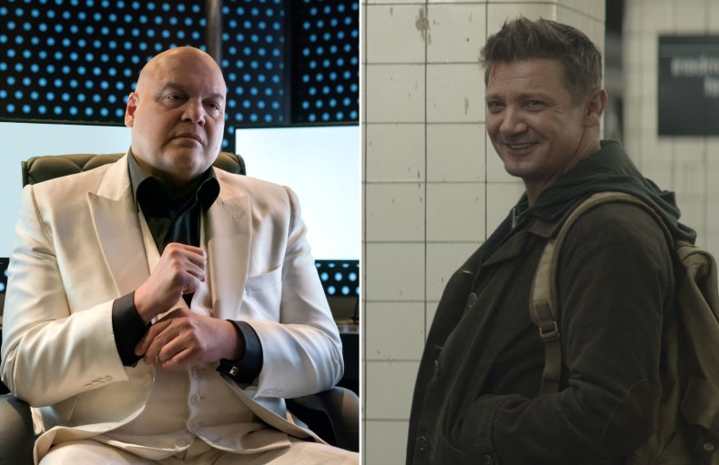 Vincent D'Onofrio and Jeremy Renner