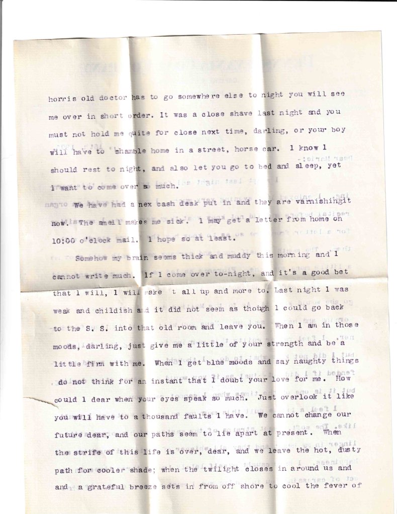 Love letter from 1895.