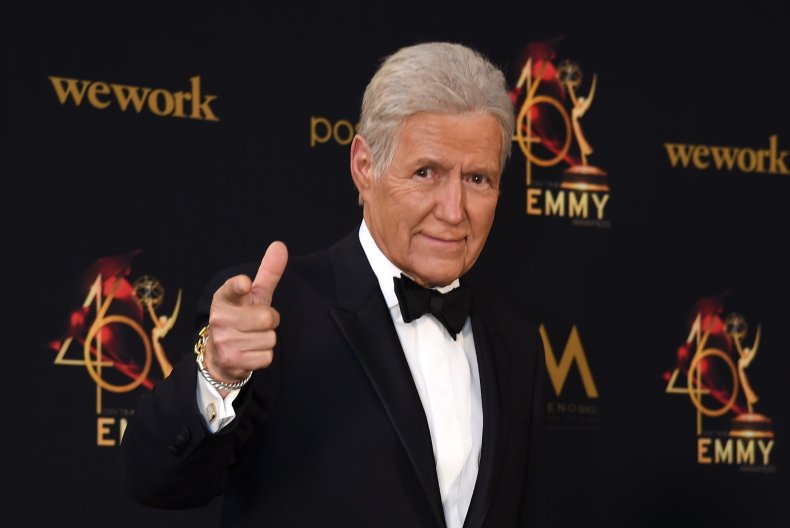 Late "Jeopardy!" host Alex Trebek