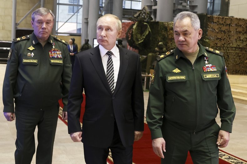 Shoigu, Putin, and Gerasimov