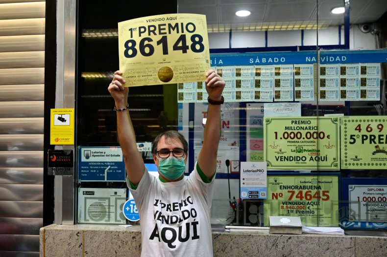 El Gordo, lottery, Spain, store