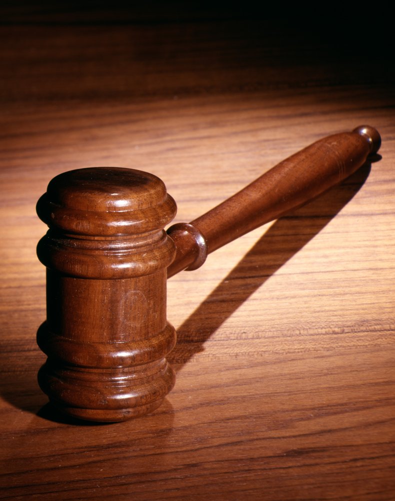 Wooden Gavel Stock Photo