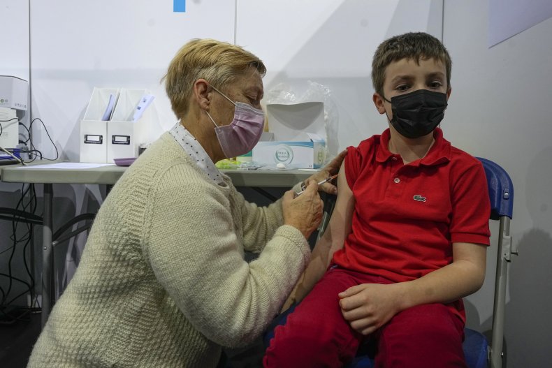 Dimitri Getting Vaccine
