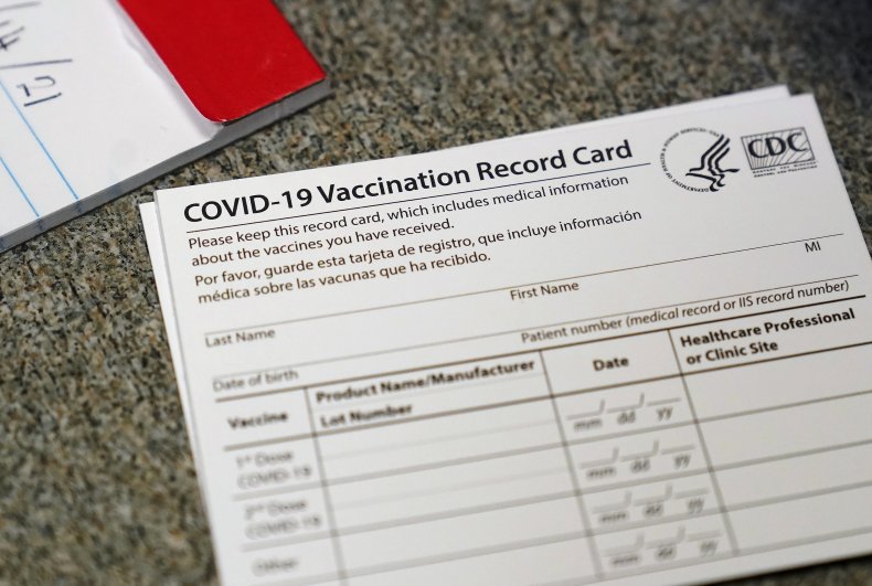 COVID-19 Vaccination Card