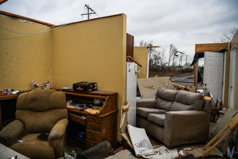 Mayfield Tornado, Town Destroyed