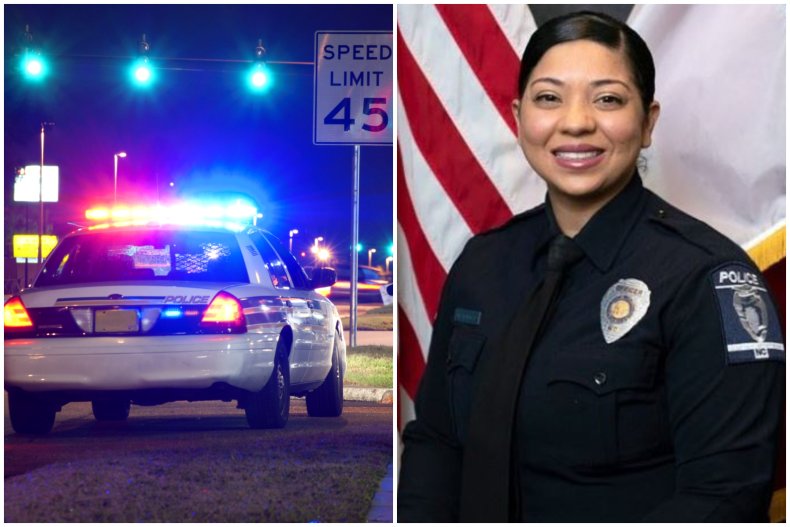 Stock image and officer Mia Goodwin