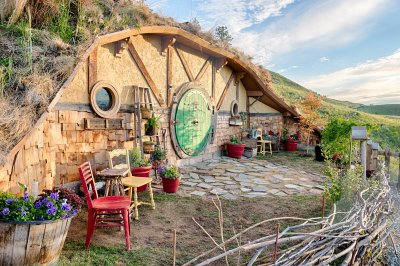 Underground Hobbit Home Owned By Kristie Wolfe