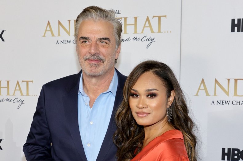 Chris Noth and his wife, Tara Wilson