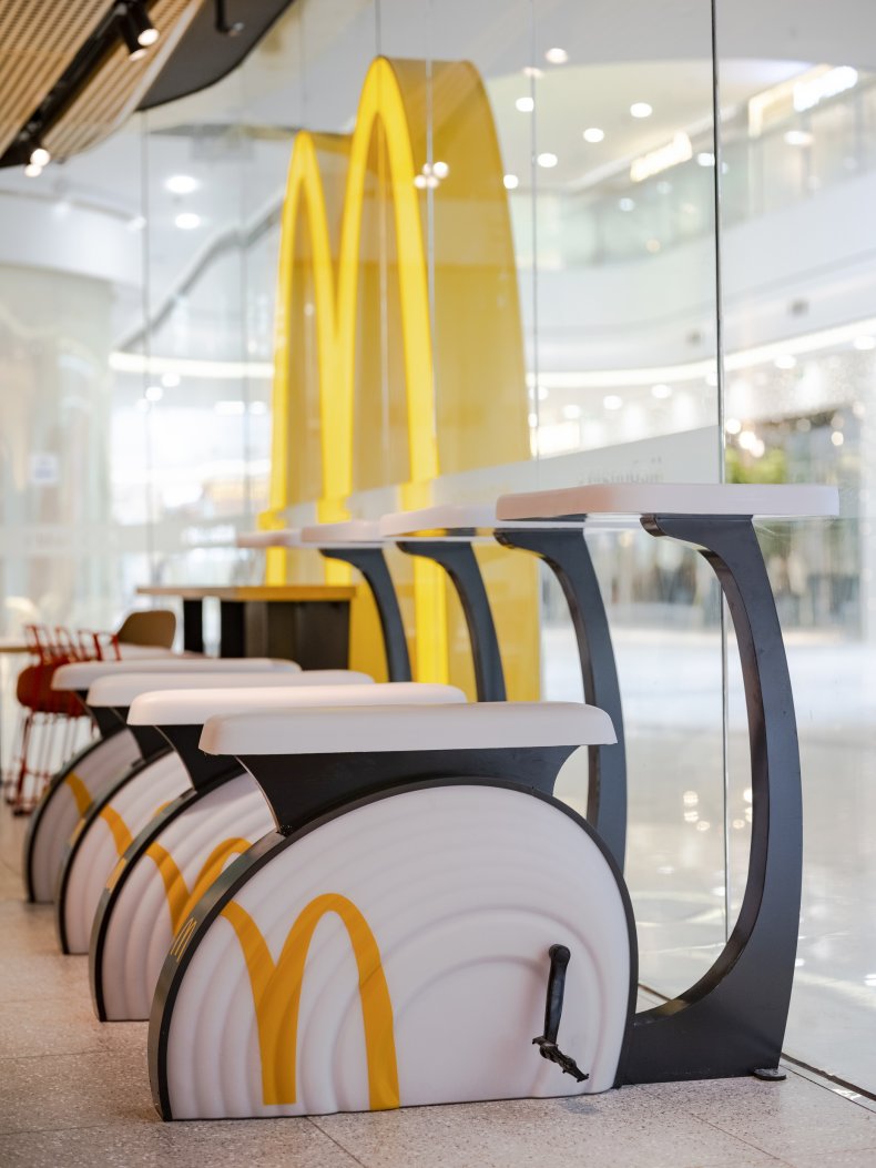 McDonald's Charging Bikes
