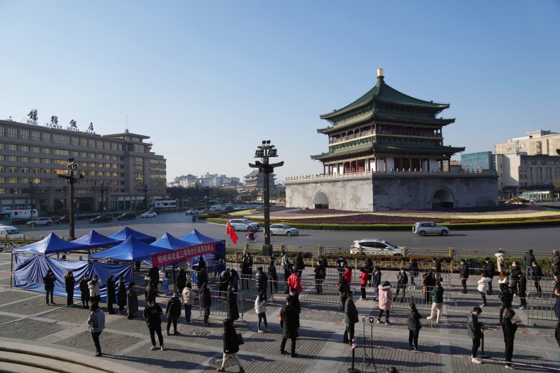 Xi'an, China, COVID-19 Lockdown