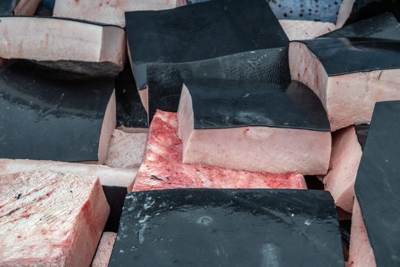 Whale meat