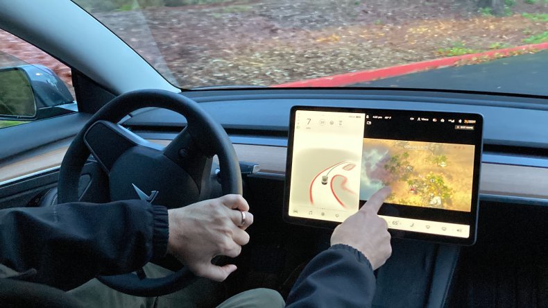 Tesla to Restrict Game Feature