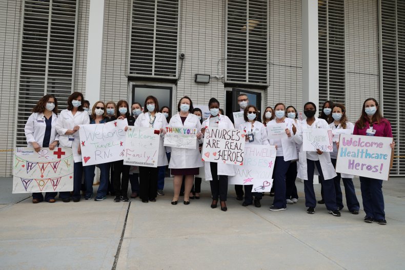 Nurses Healthcare Workers Hospitals COVID Patients