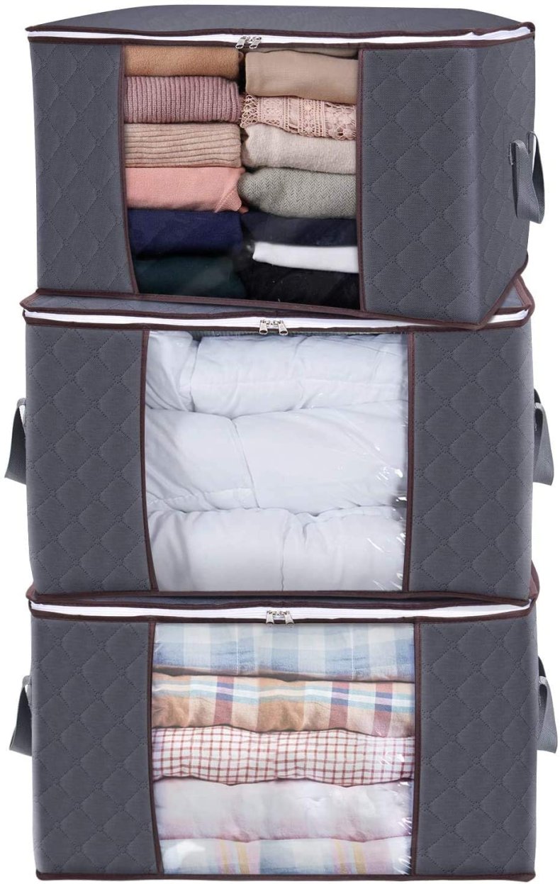 Lifewit Large Capacity Clothes Storage Bag Organizer
