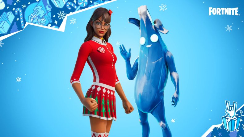 Krisabelle and Polar Peely in Fortnite