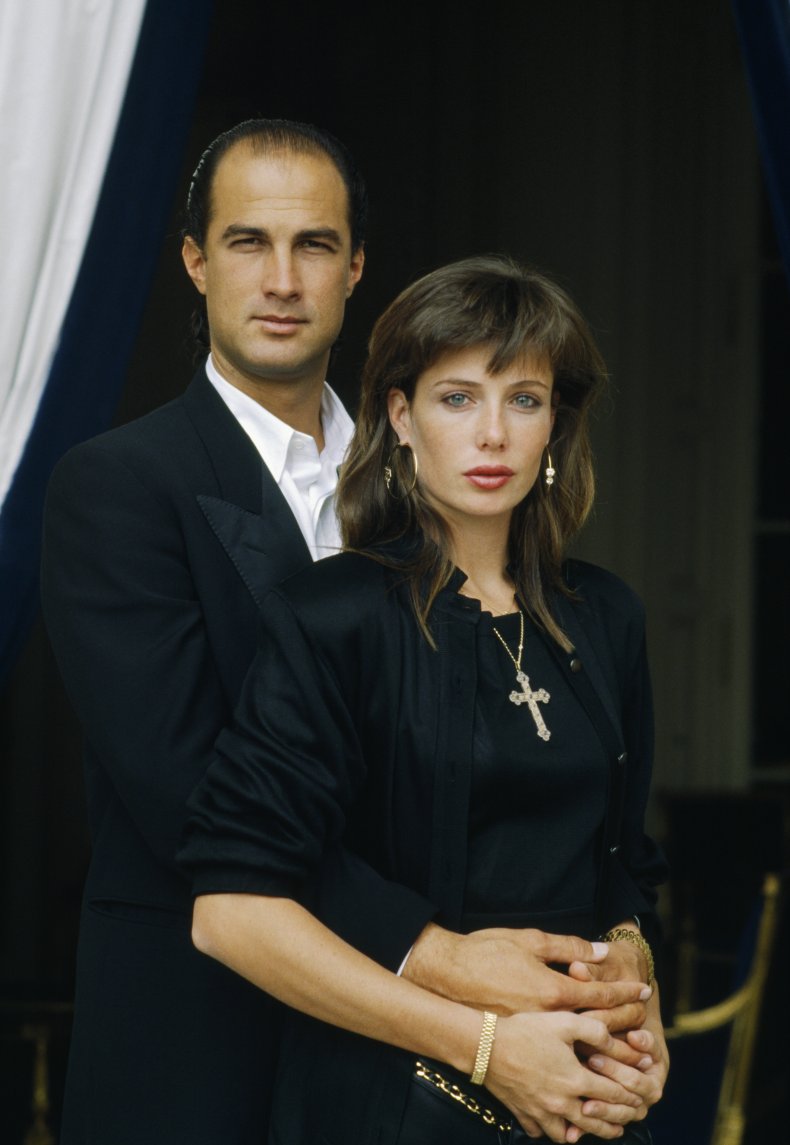 Steven Seagal and Kelly Le Brock (1988).