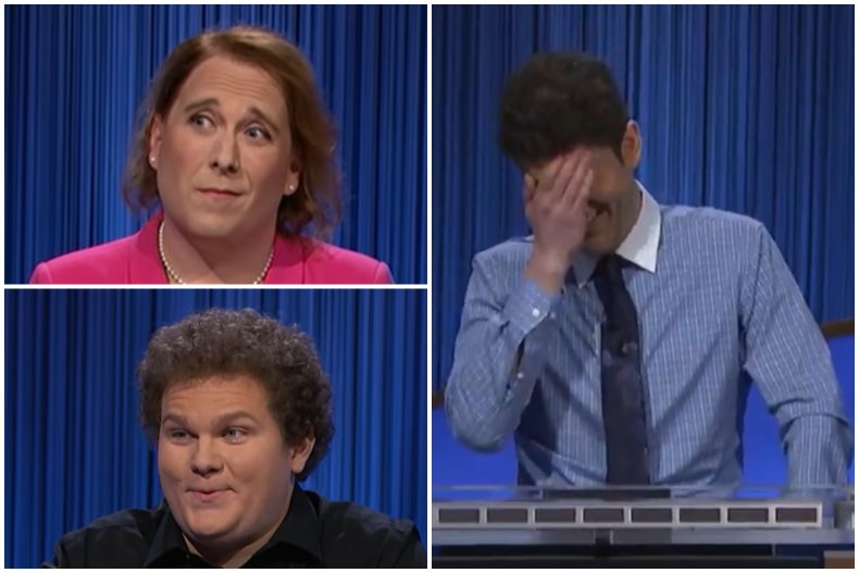 "Jeopardy!" champs' final round struggles