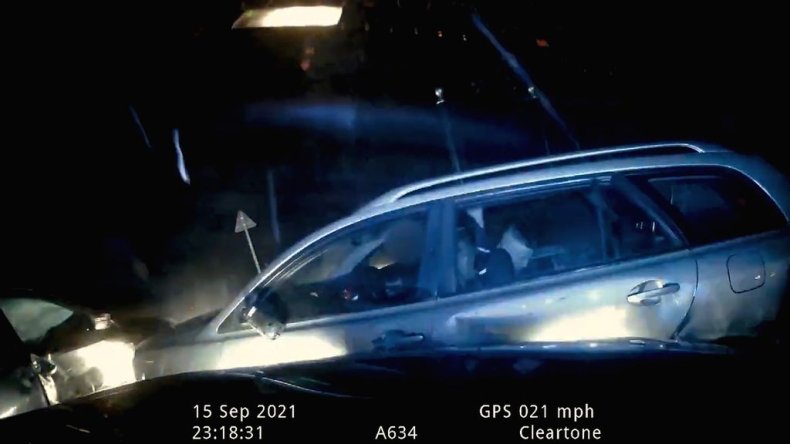 80mph car chase