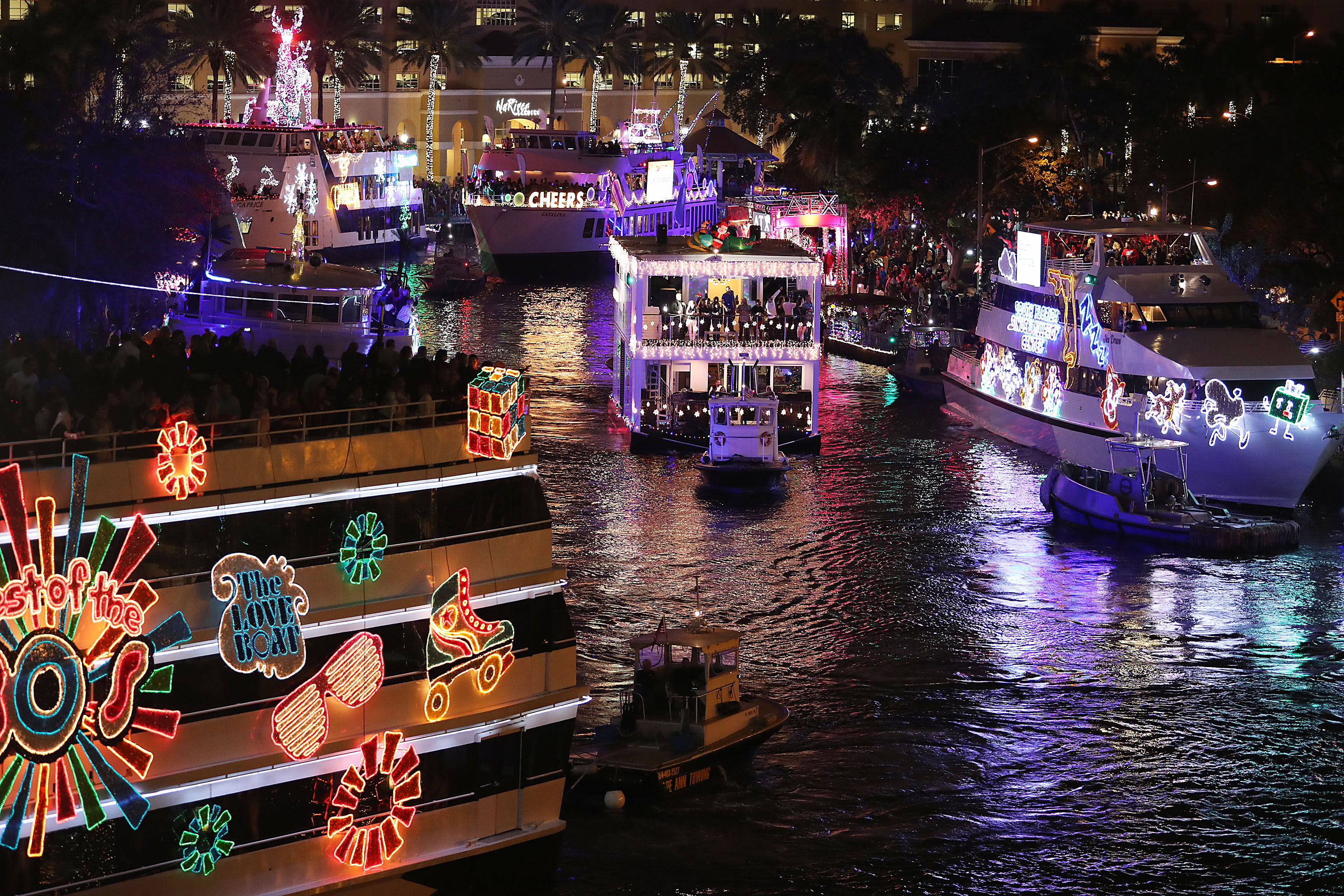 Florida Christmas Boat Parade Under Fire as Some Use Displays to Slam