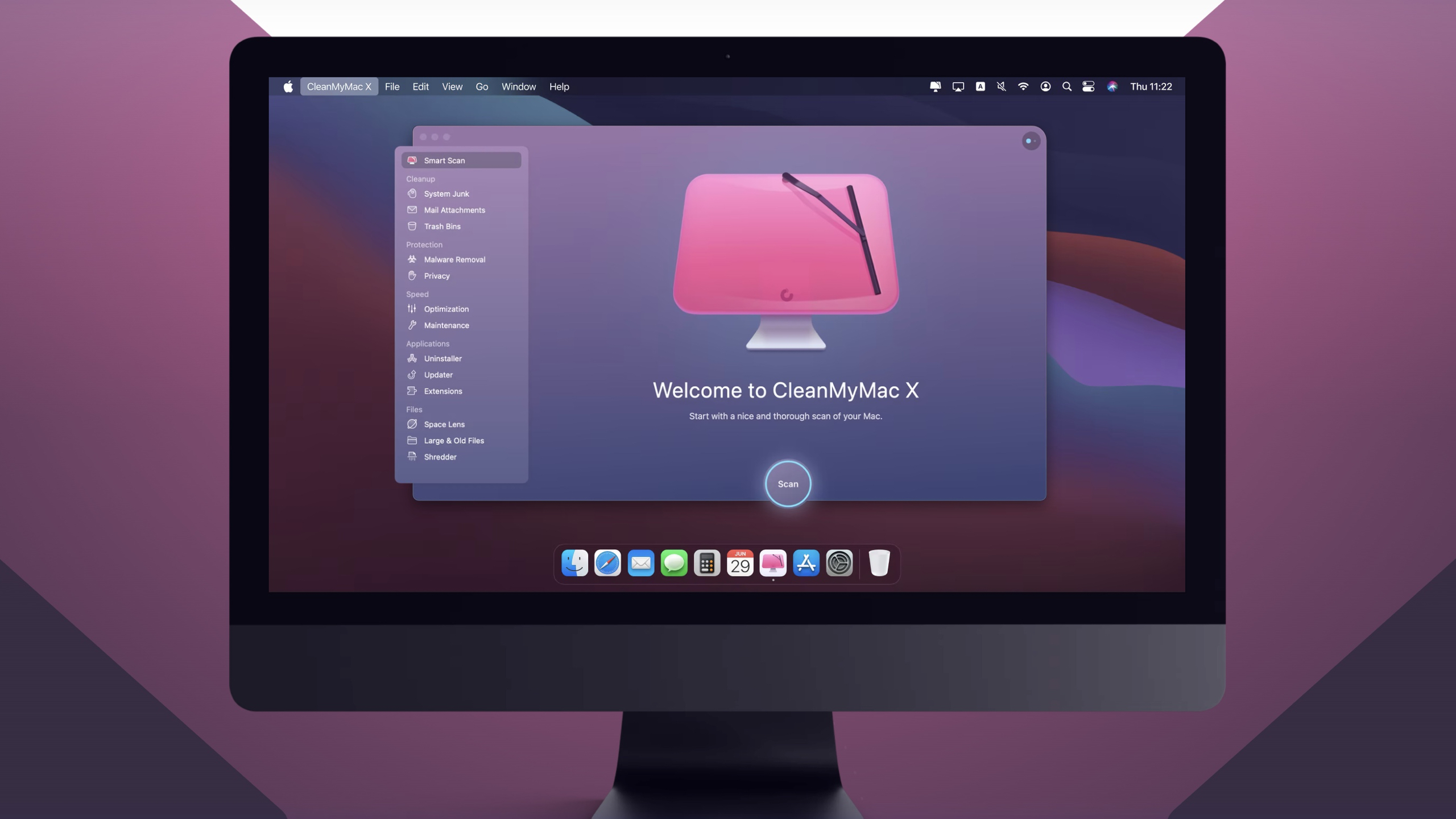 CleanMyMac X main software suite 