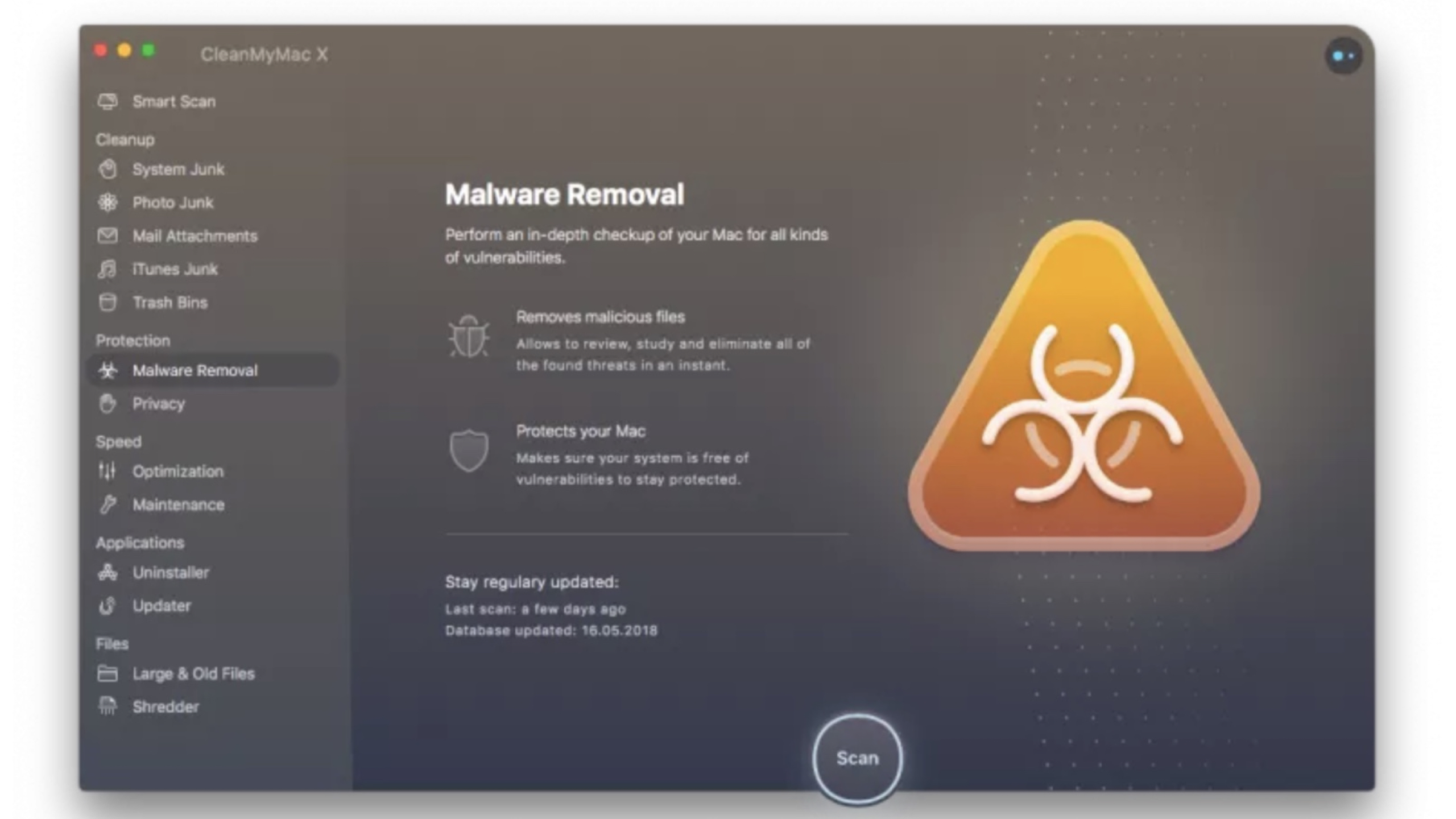 CleanMyMac X Malware tool