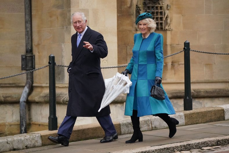 Prince Charles Attends Church on Christmas Day