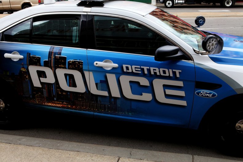 Detroit police vehicle