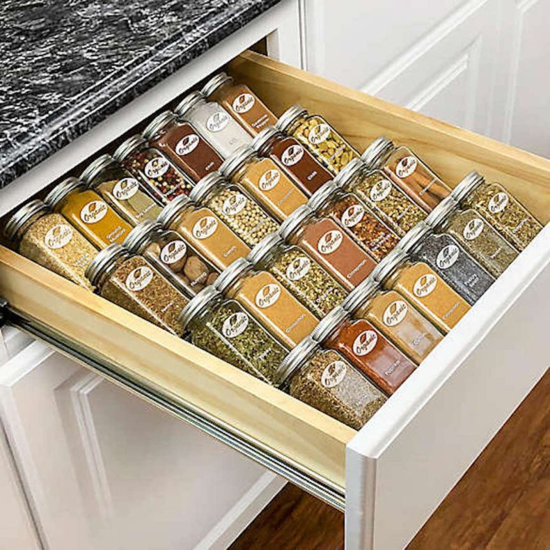 The Lynk Professional Spice Rack Tray Drawer 