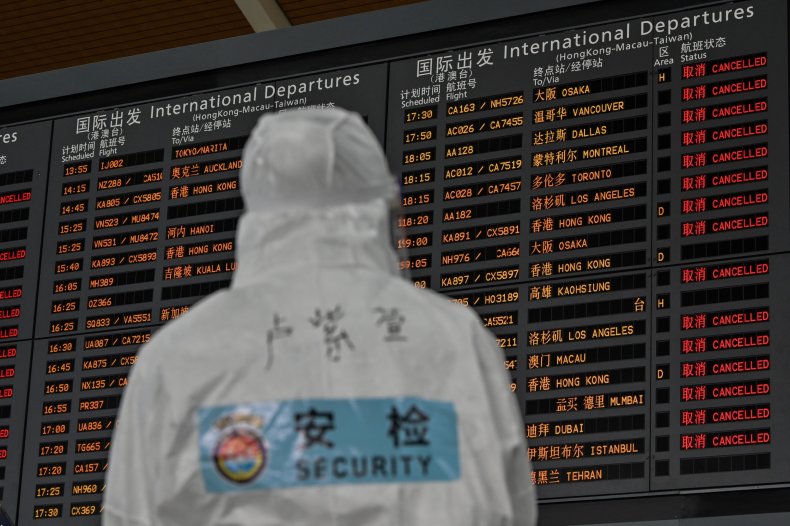 Shanghai Pudong International Airport COVID-19