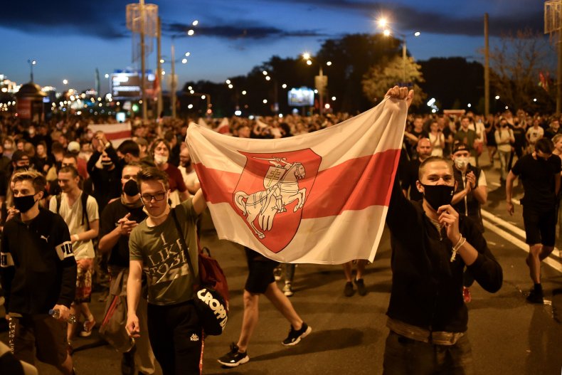 Belarus Opposition Protest