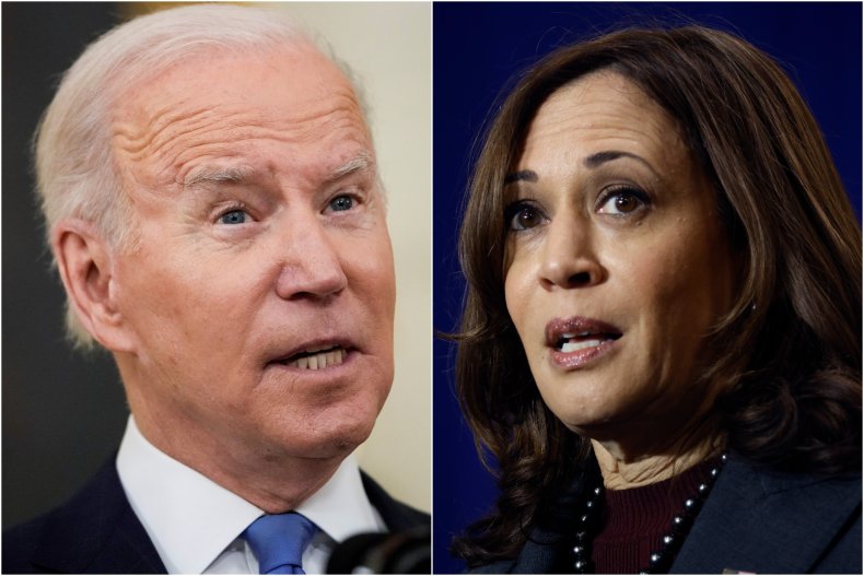 Composite Image Shows Biden and Harris