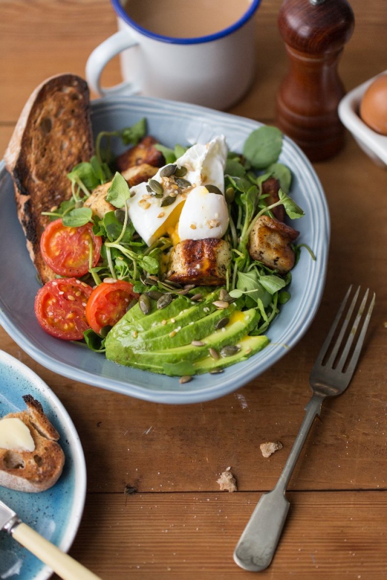 Halloumi and Watercress Brunch Salad