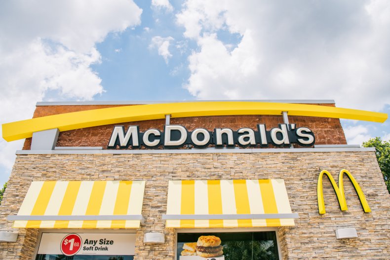 A McDonald's in Houston, Texas in 2021.