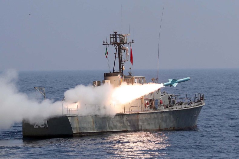 Iran navy fires missile in Gulf drills