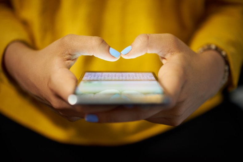Woman Texting