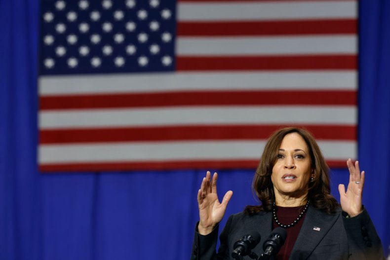 Vice President Kamala Harris delivers remarks