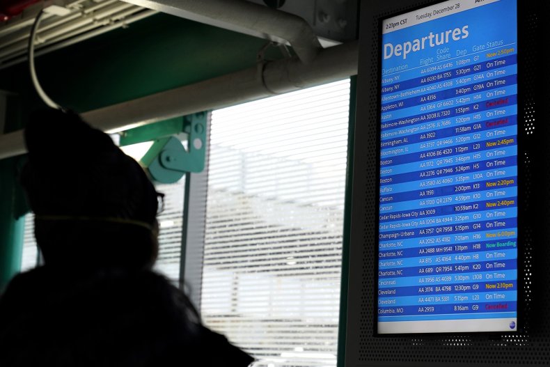 Omicron, Flight Cancellations, Delta, COVID, United States