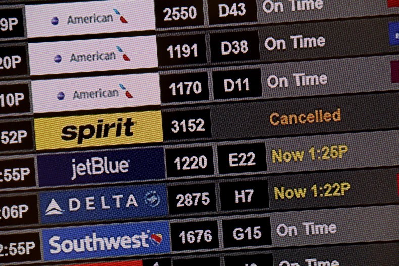 Omicron, Flight Cancellations, Delta, COVID, United States