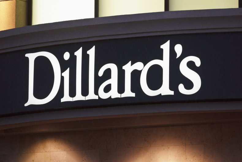 A Dillard's store sign in Tennessee. 