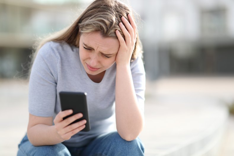 Woman on phone