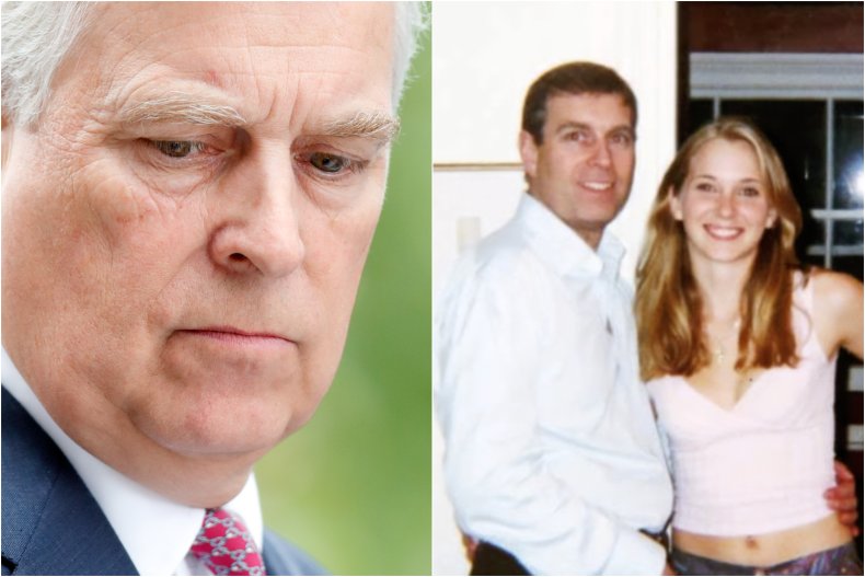Prince Andrew at Ascot and With Giuffre